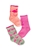 Pumpkin Patch 3Pk Pink Flamingo Socks