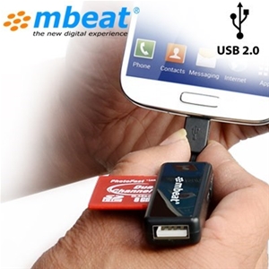 mbeat Micro USB Card Reader and Hub for 