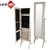 Lockable Mirrored Jewellery Cabinet - Natural