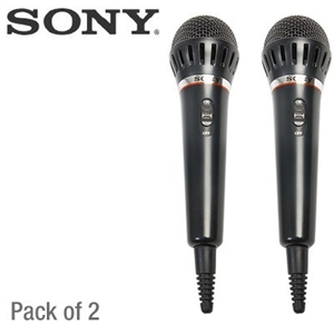 2 Pack Sony F-V120 Dynamic Vocal Microph