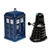 Doctor Who Dalek & Tardis Salt & Pepper Shakers