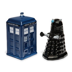 Doctor Who Dalek & Tardis Salt & Pepper 