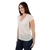 Calvin Klein Jeans Womens Short Sleeve Fine Cotton Nylon Pined Knit
