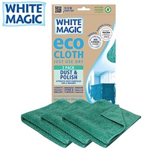 White Magic Eco Cloth Dust & Polish 3-Pa