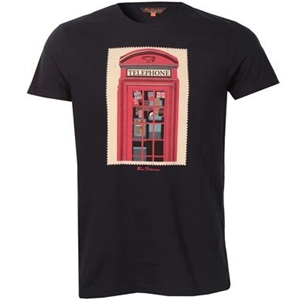 Ben Sherman Mens Telephone Box T-Shirt