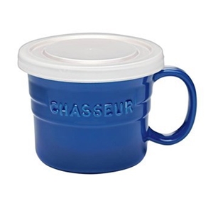 Chasseur La Cuisson Soup Mug w/ Lid - Bl