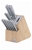 Wiltshire StaySharp Premium 12 Stainless Steel Knife Block Rubberwood