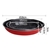 5 pcs Set Ceramic Marble Stone Coated Non Stick Fry Pan Red