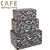 CAFE Home Decor Set of 3 Storage Boxes - Zebra