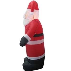120cm Santa With Hand Up Christmas Infla