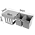 Dual Side Pull Out Rubbish Waste Basket 2 x 15L