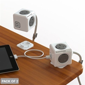 Allocacoc PowerCube Extended USB Pack of