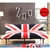 Global Series Click Clack Sofa Bed - UK Flag Red