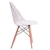 2 x Volta Dining Chairs - Clear/White
