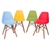 5-Piece Kids Replica Eames Setting with 4 Chairs - Multi