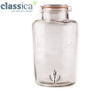 Classica Dallas 9L Glass Drink Dispenser
