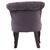 UniGift William Kids Velvet Chair - Grey