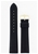 Hirsch Camelgrain Mens Black Leather Watch Strap 01009050-1-17