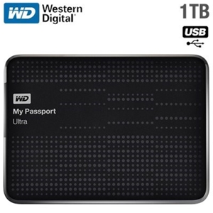 WD My Passport Ultra 1TB USB 3.0 HDD - B