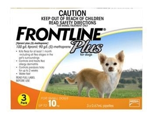 Frontline Plus for Small Dogs Up to 10kg