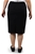 T8 Corporate Ladies 25 Inch Contour Waist Skirt (Navy) - RRP $109
