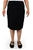T8 Corporate Ladies 25 Inch Contour Waist Skirt (Navy) - RRP $95