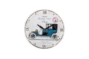 Antique Car Paris Wall Clock