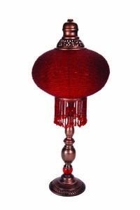 Table Lamp in Red