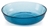 Glass Shallow Bowl-Aqua-D35