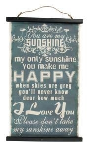 Canvas Affirmation Wall Hanging