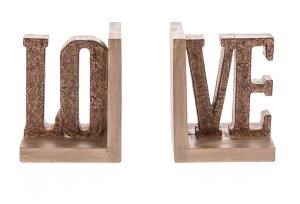 Set of 2 Love Bookends