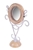 Mirror w/Stand - White Natural