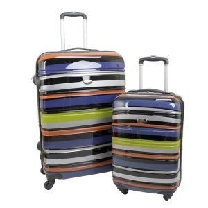 Swiss Case 4 Wheel 2Pc Hard Suitcases TE