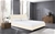 Italian Design Carona Double Size Light Beige White Wooden Bed Frame