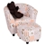 Childrens Tub Chair with Ottoman - Patchwork