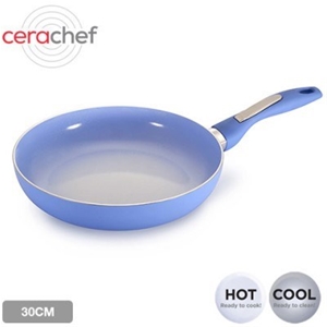 Cerachef 30cm Ceramic Frying Pan - Blue