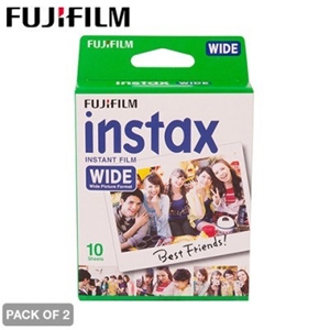 2 Pk Fujifilm Instant Film Instax Wide -