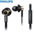 Philips TX2BK In-Ear Headphones with Mic - Black
